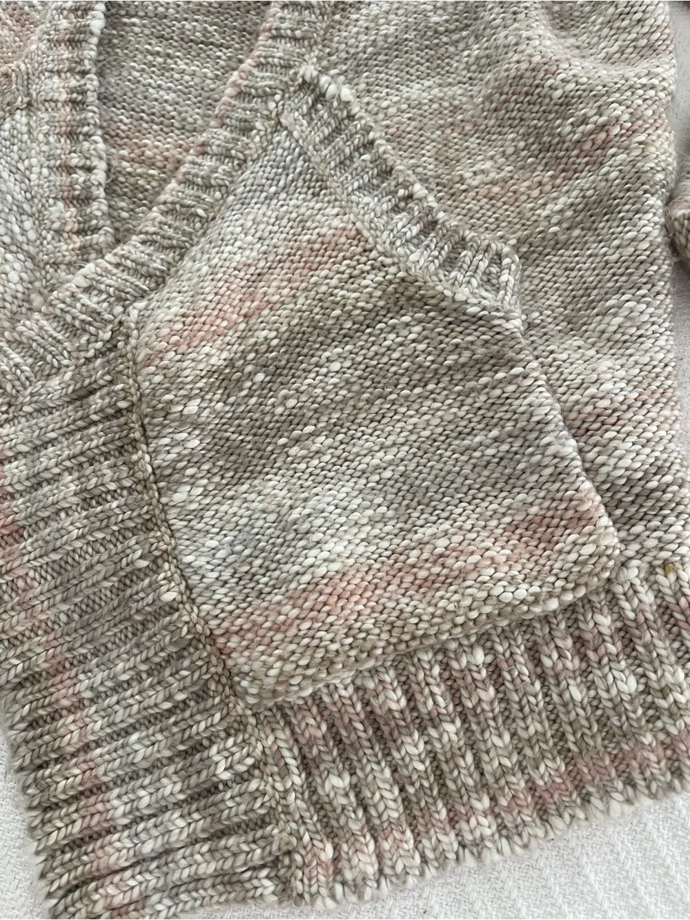 prAna Knit Cardigan Sweater Neutral Indie Gorpcore Cozy Earthy Athleisure Casual